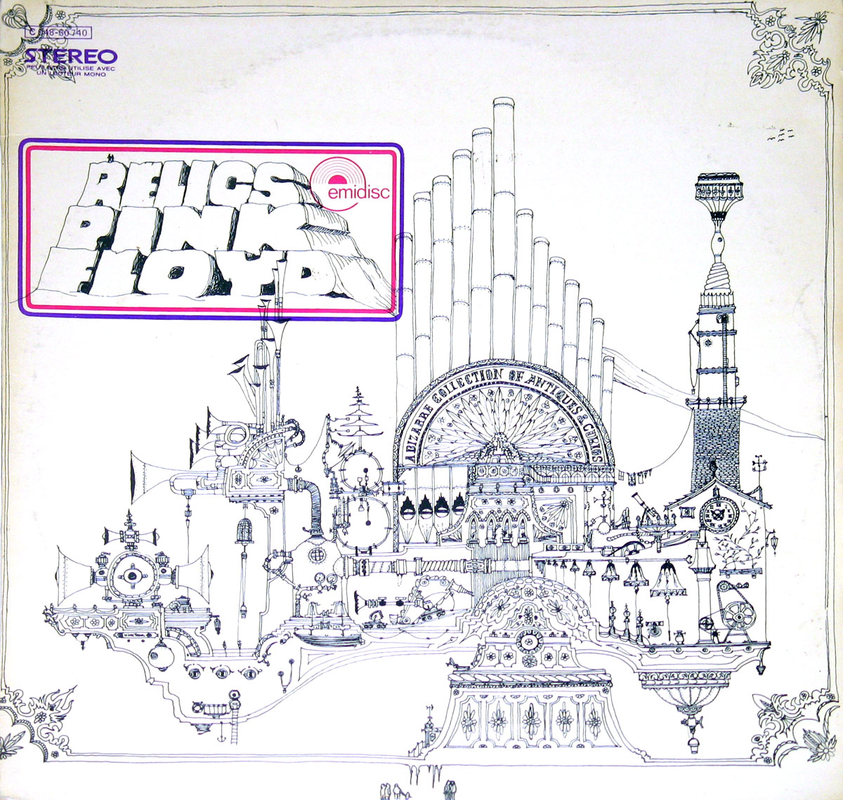 High Resolution Photo #1 PINK FLOYD Relics France2 Emidisc 